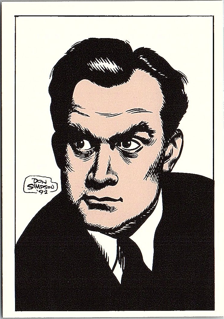 Thomas Mitchell Hollywood Characters Trading Card 1992 Kitchen Sink Press