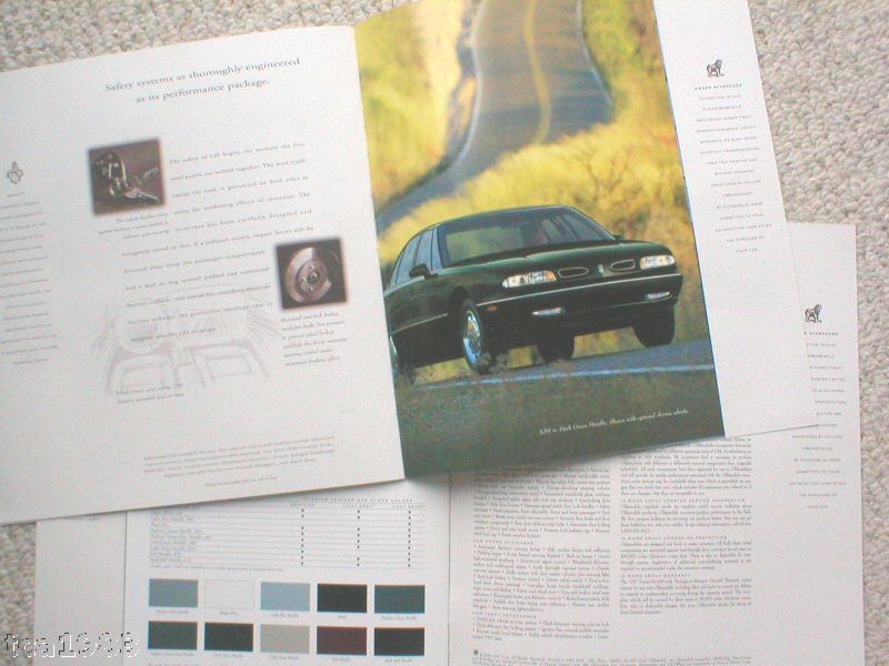 1996 OLDSMOBILE LSS Brochure/Catalog/Pamphlet: 3800