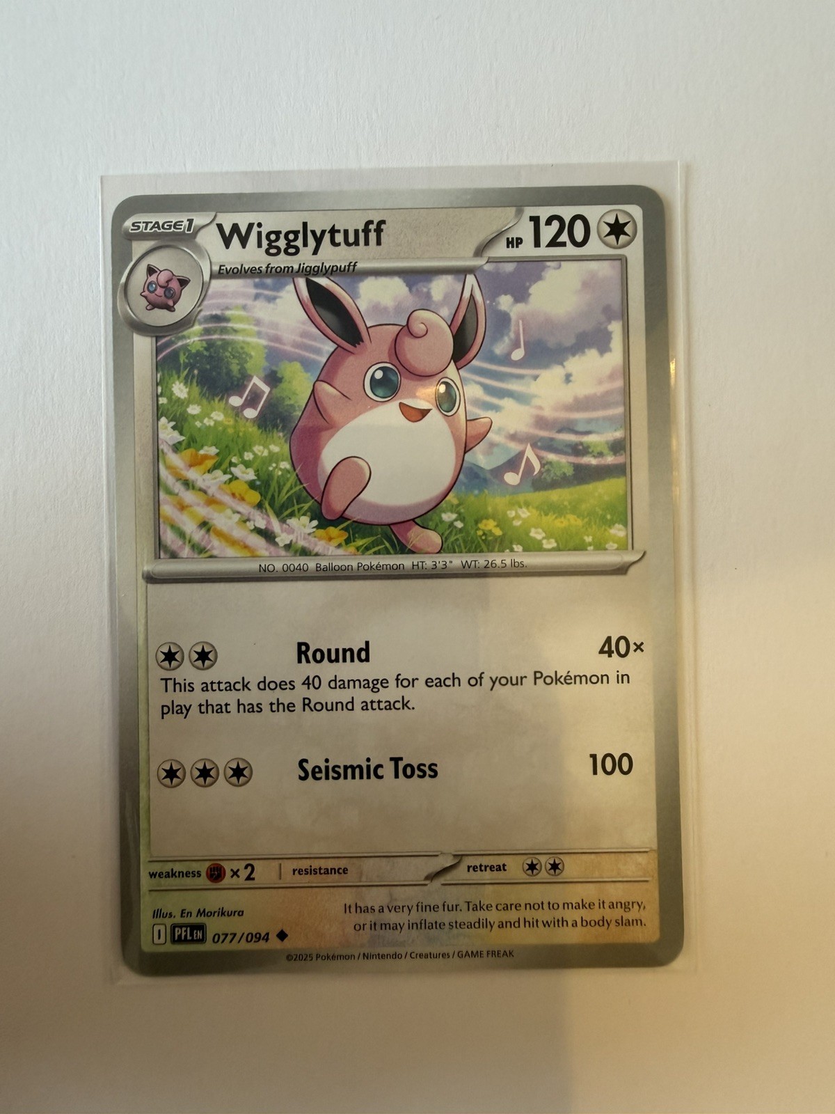 Wigglytuff – 077/094 – Phantasmal Flames – Common – NM/M