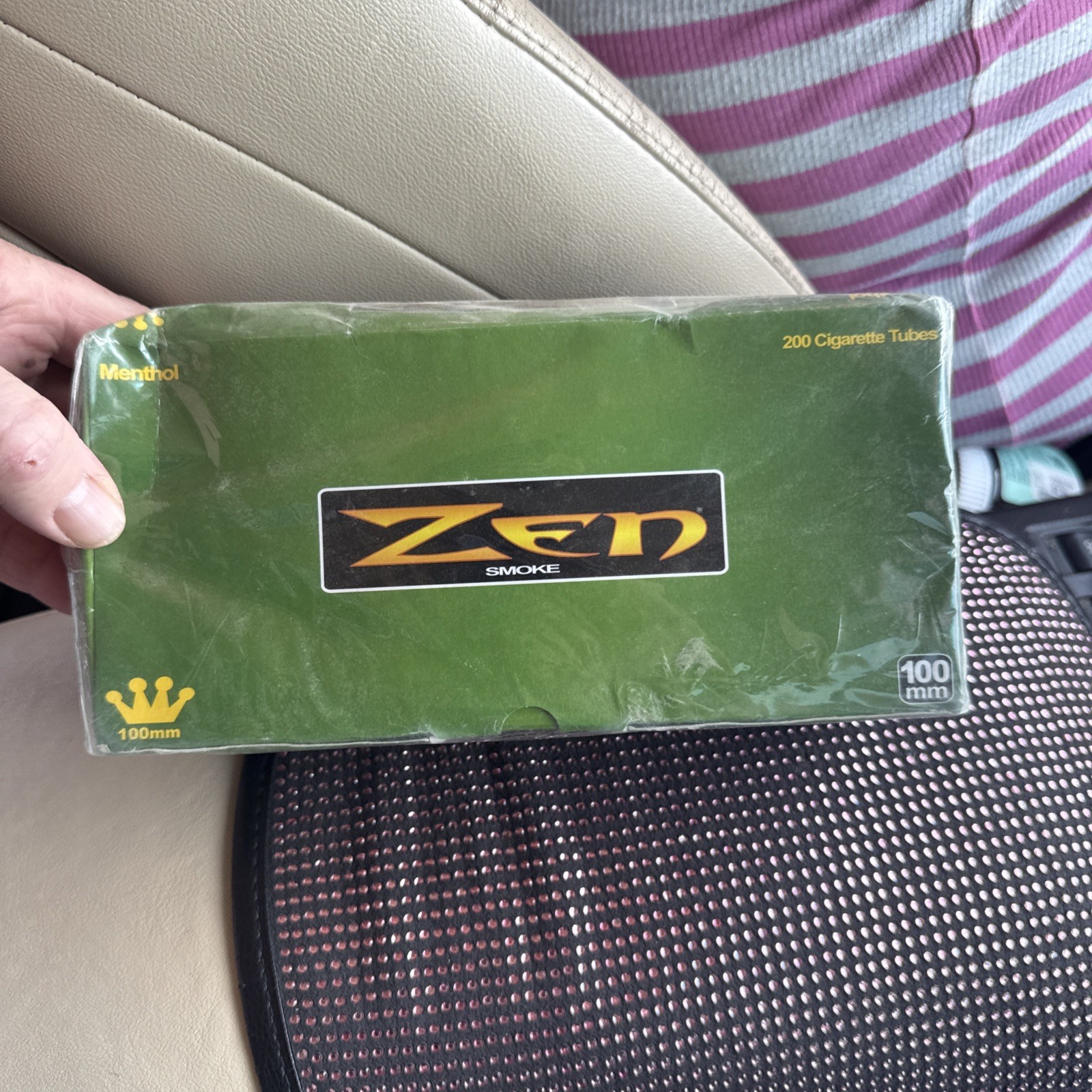 Zen 100mm Menthol Cigarette Tubes (Pack of 200)