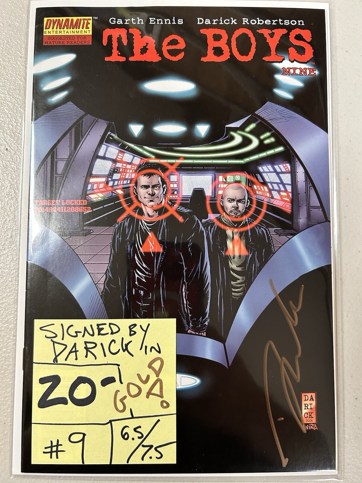 The BOYS – SIGNED Comic Books – AMAZON PRIME – HOMELANDER – Darick Robertson WOW