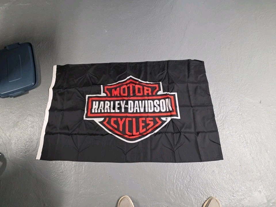 Harley Davidson Flag Banner 34″ By 55″Feet Outdoor One Sided Indoor New