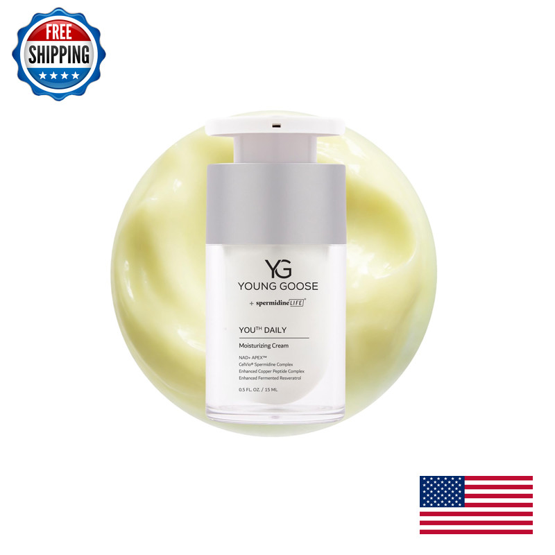 Young Goose Youth Daily Cream Enhances Nad Nobel Supports Skin Repair Copper