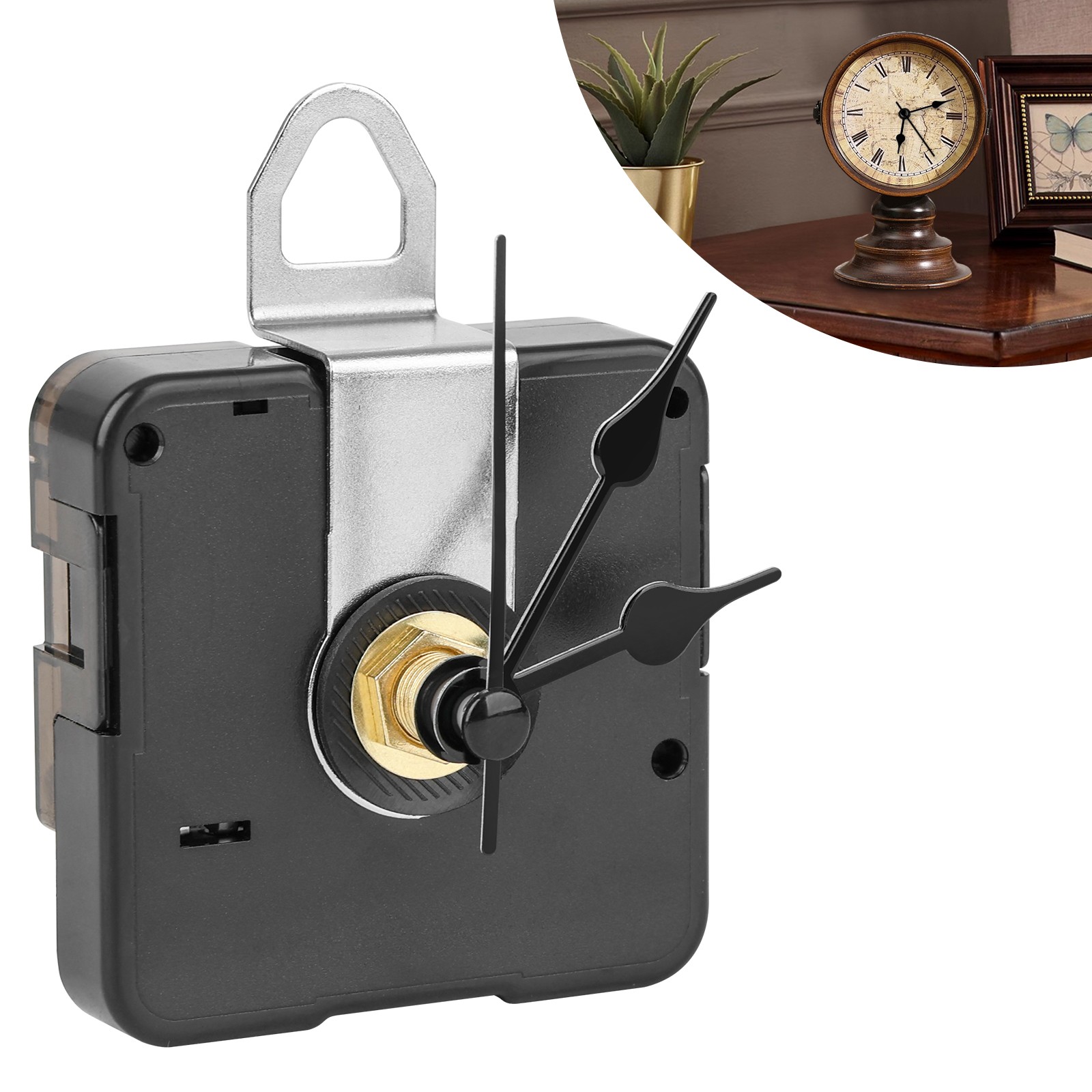 Quartz Clock Movement Kit Silent Sweep DIY Repair Replacement Wall Clock Parts