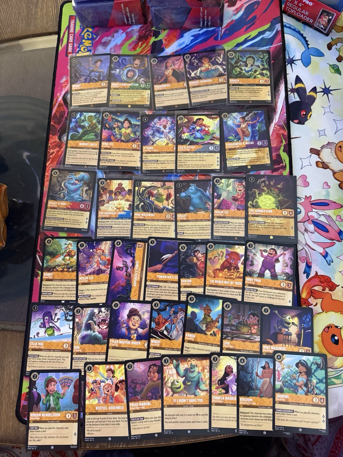 Disney Lorcana Attack of the Vine Complete Non-Foil Base Set 1-207 Plus Puzzle
