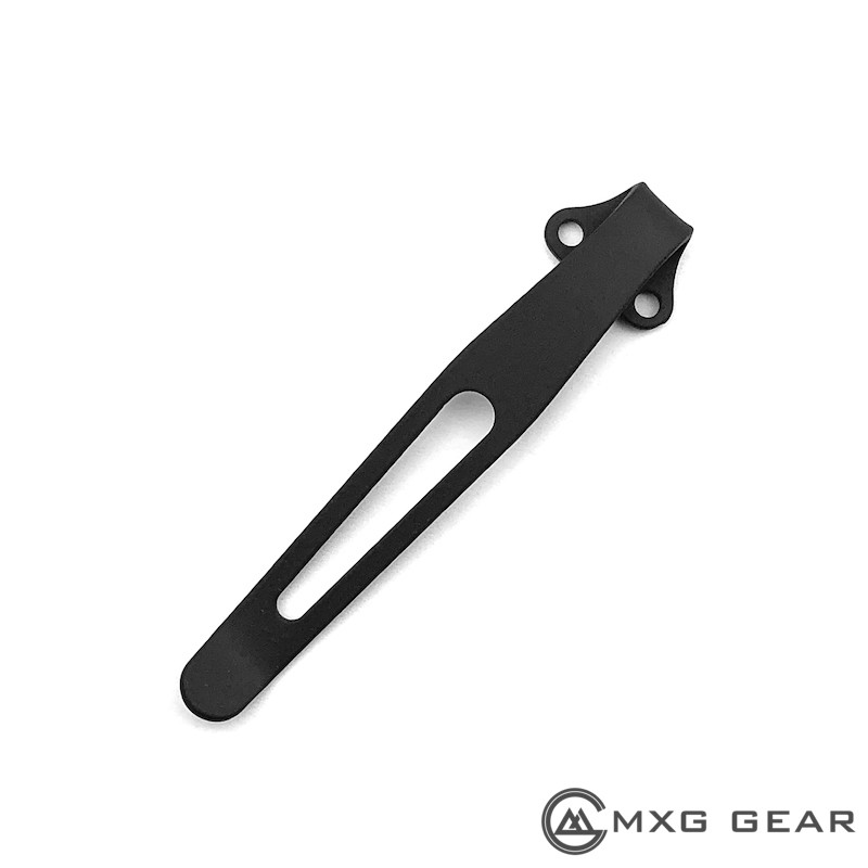 Black Titanium Deep Carry Pocket Clip Made for Zero Tolerance ZT0452CF