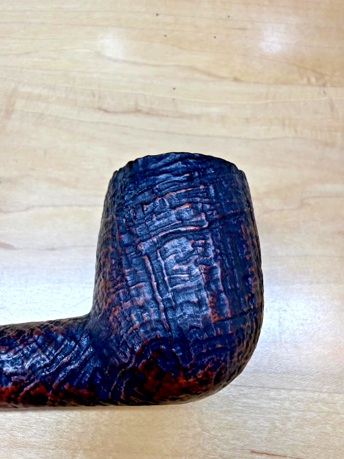 EHRLICH IMPORTED-BRIAR smoking Pipe Beautiful Grain “P” “E”