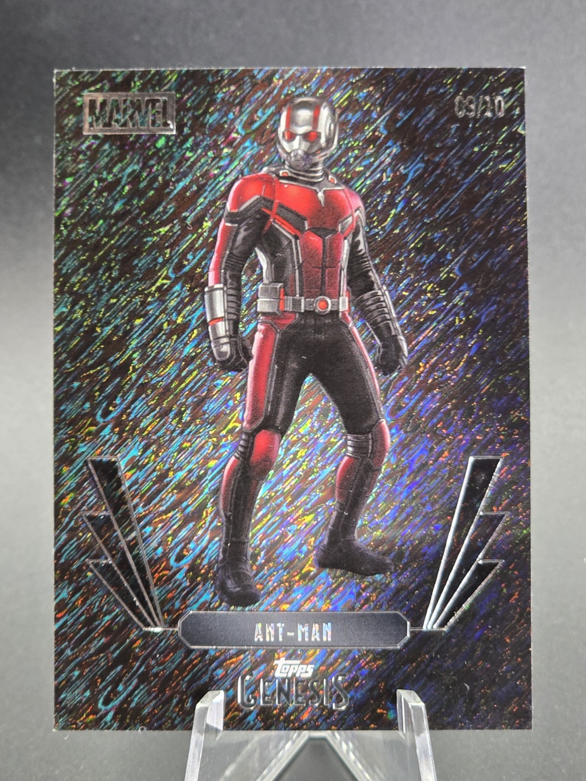 2025 Topps Disney Genesis ANT-MAN Black Shimmer 9/10 (Marvel MCU)