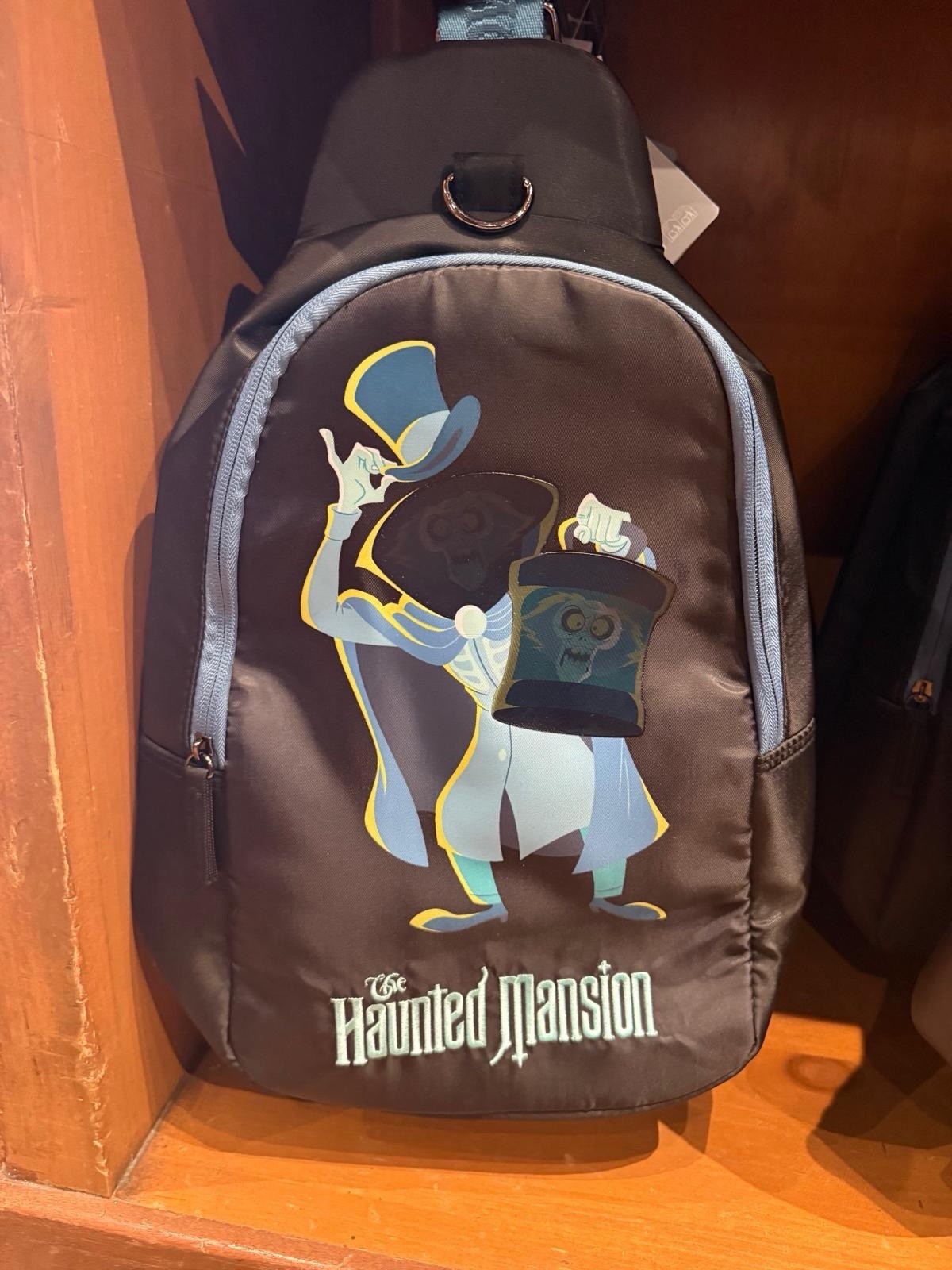 Disney Parks Haunted Mansion Hatbox Ghost Crossbody Bag 2026 New