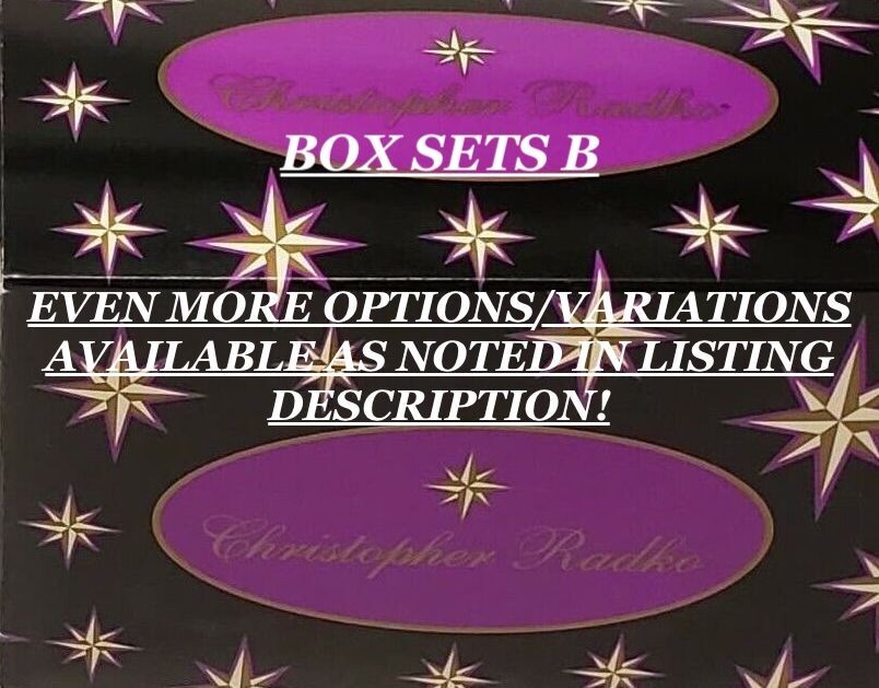 CHRISTOPHER RADKO | GIFT PRESENTATION BOX SET ✪NEW✪ RARE RETIRED BOXES ORNAMENTS