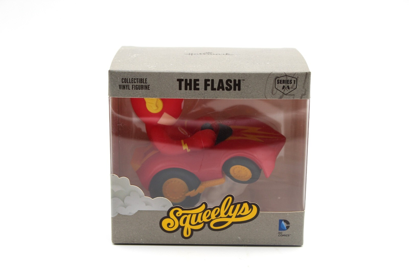 THE FLASH Collectible Vinyl Figure Squeelys 04 Series 1 DC Comics NEW Hallmark