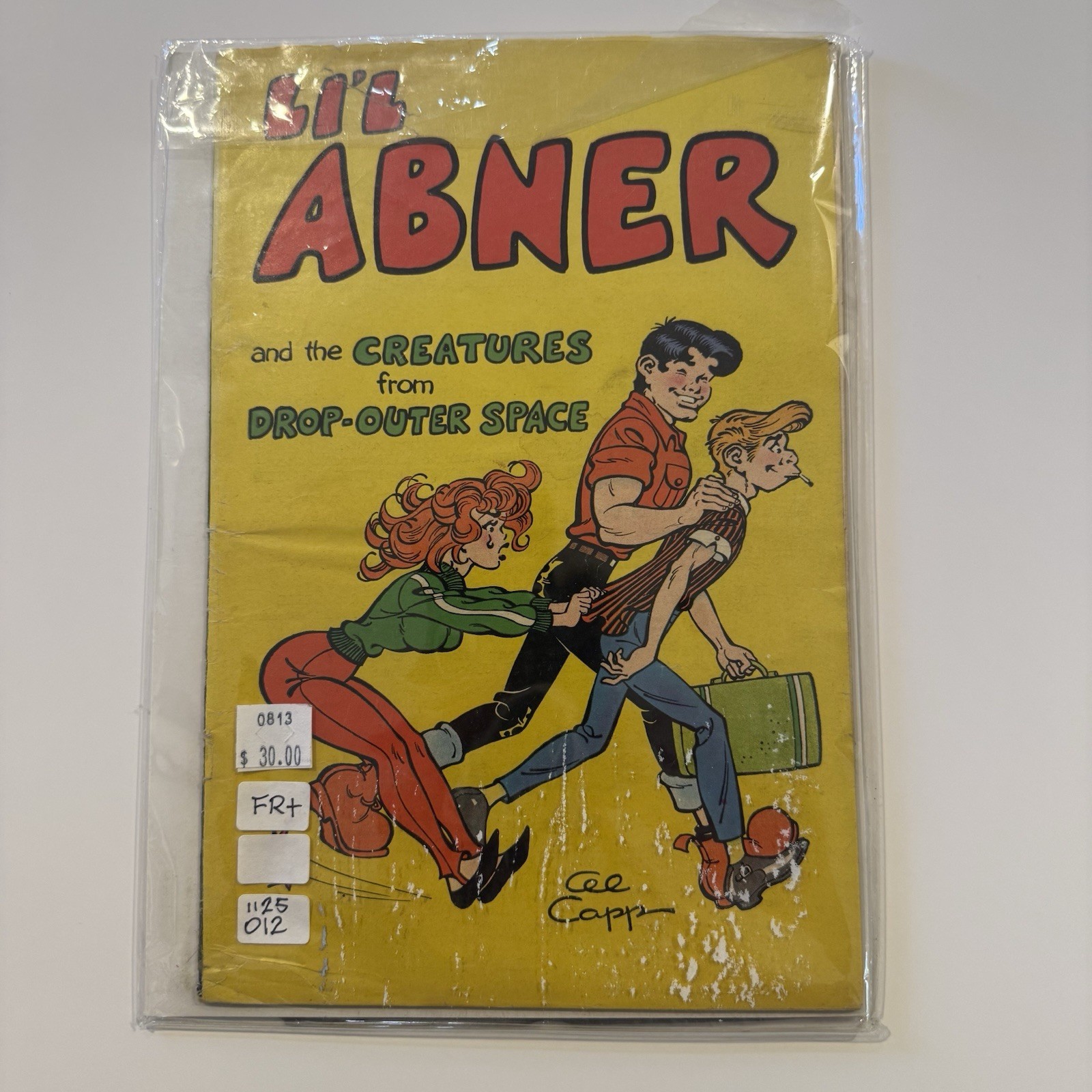 Li’l Abner Drop-Outer Space Job Corps Comic 1965 w/Original Insert, rare Vintage