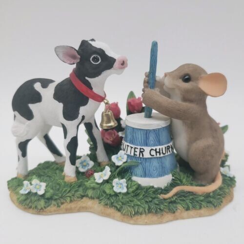 NIB Fitz & Floyd Charming Tails “I’M BUTTER BECAUSE OF YOU” Figurine 89/195