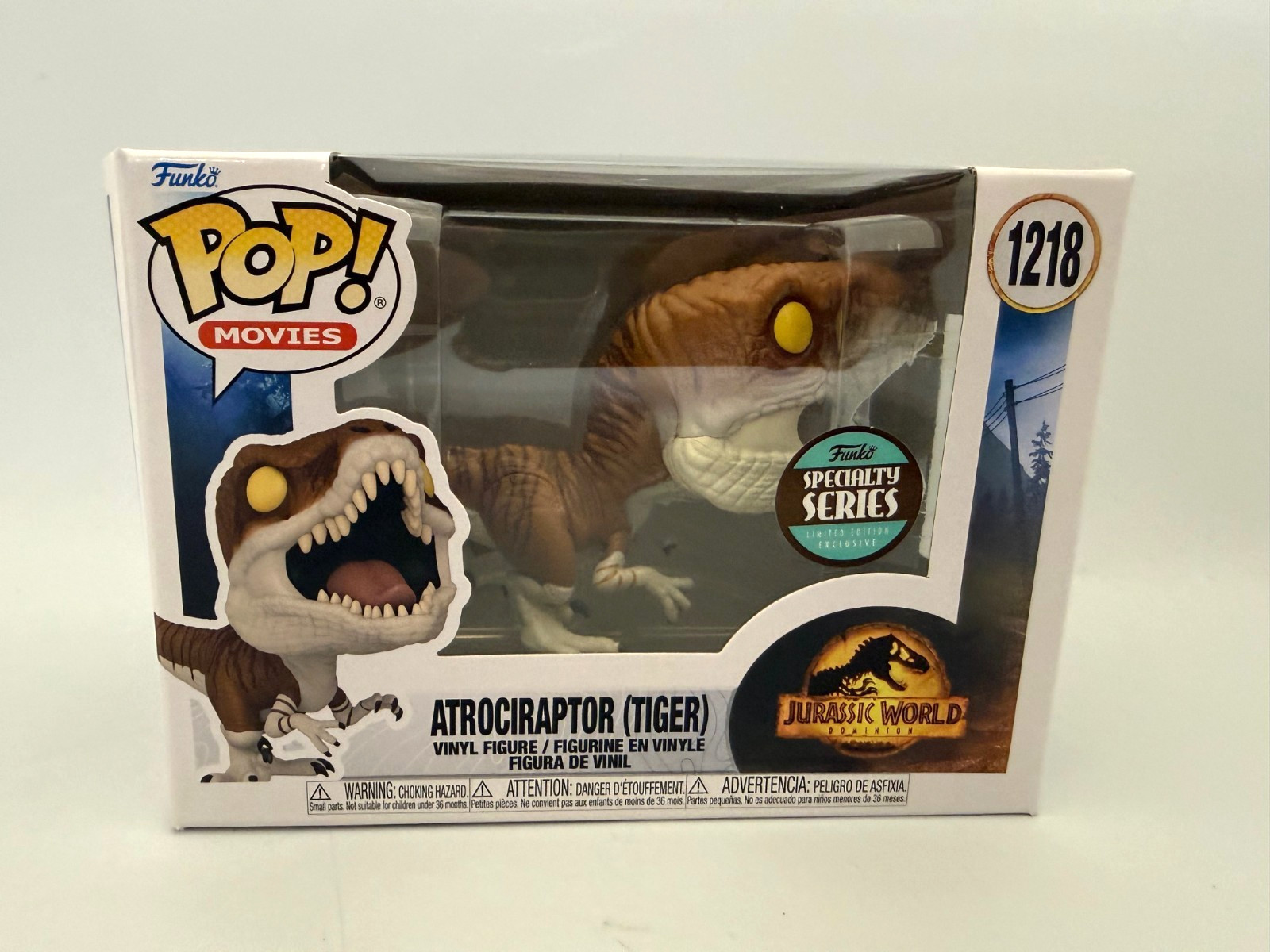 Funko Pop! Dominion: Atrociraptor (Tiger) #1218 Specialty Series Exclusive