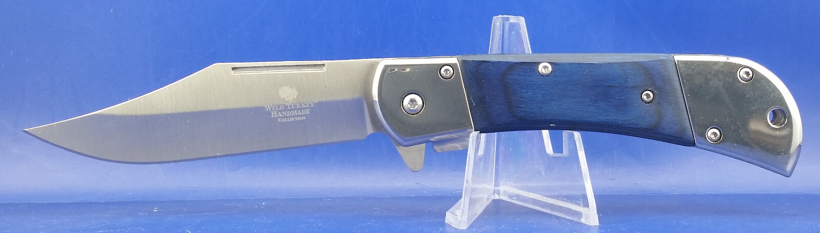 WILD TURKEY HANDMADE SPRING ASSISTED KNIFE WTH-1263BL