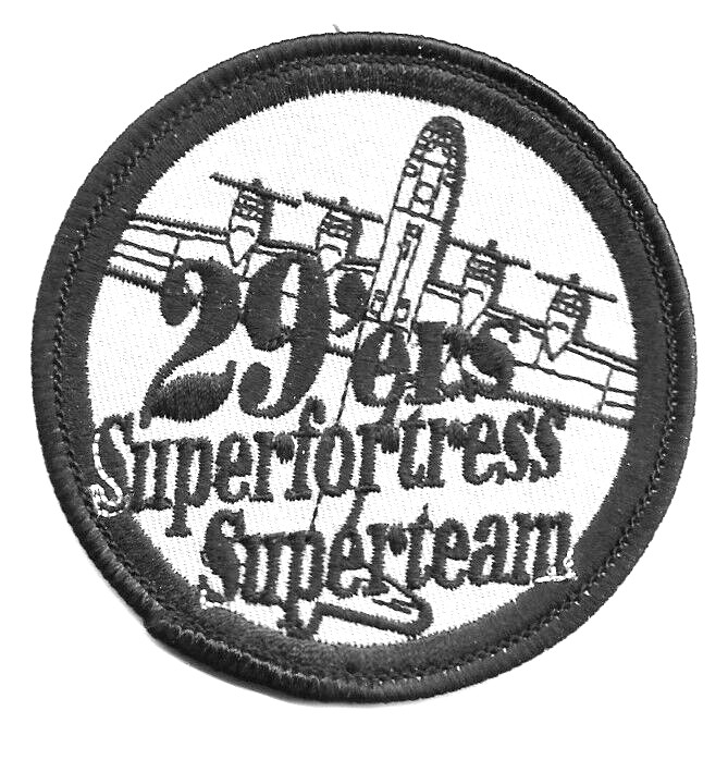 B-29, 29,ers Superfortress Super Team PATCH, 3in Military USAF Aircraft