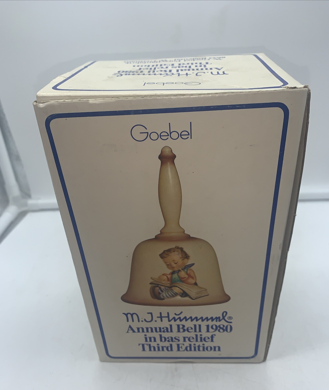 Vintage 1980 Third Edition Goebel Hummel Annual Bell With Original Box