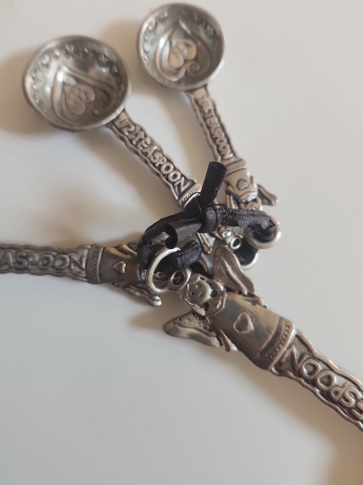 GANZ 4 Pc Angels Measuring Spoon Set Angels Hearts Wings Design