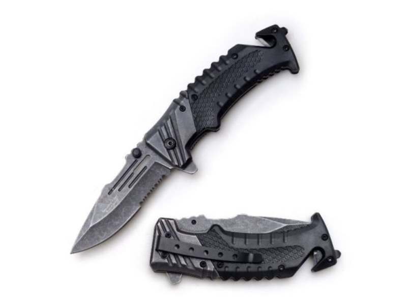 7.75″ Rescue Style Spring Assisted Tactical Folding Survival Knife w/ Clip