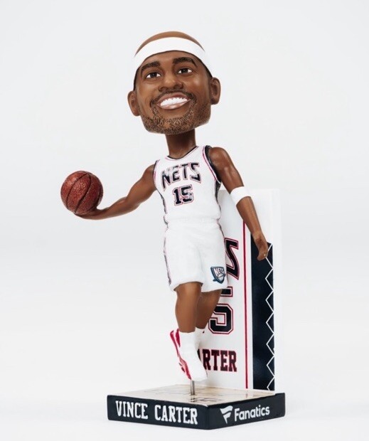 BROOKLYN NETS VINCE CARTER BOBBLEHEAD SGA BASKETBALL JERSEY RETIREMENT 1/25/2025