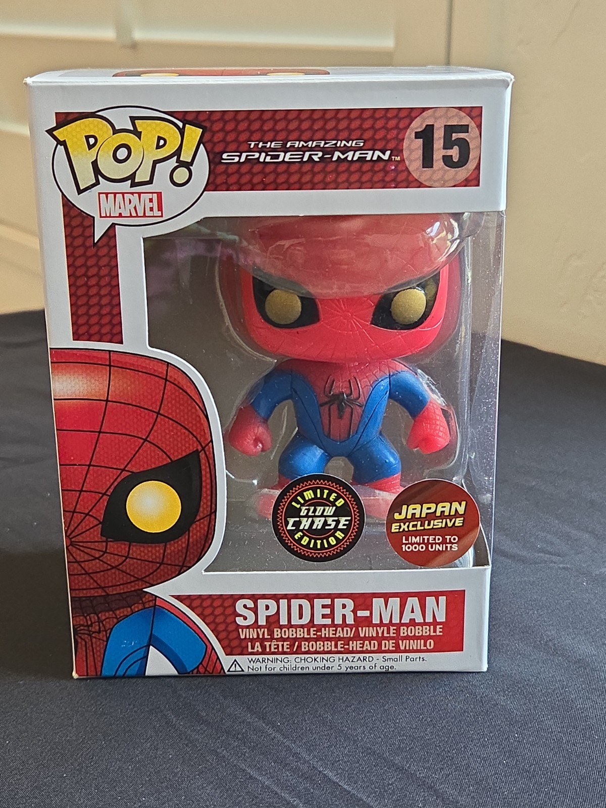 Funko – Spider-Man – #15 – Glow in the Dark CHASE – Japan Exclusive