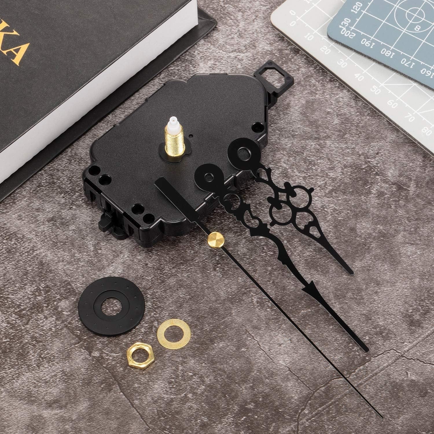 Frameless Quartz Clock Movement Kit with Silent Pendulum – Easy Installation
