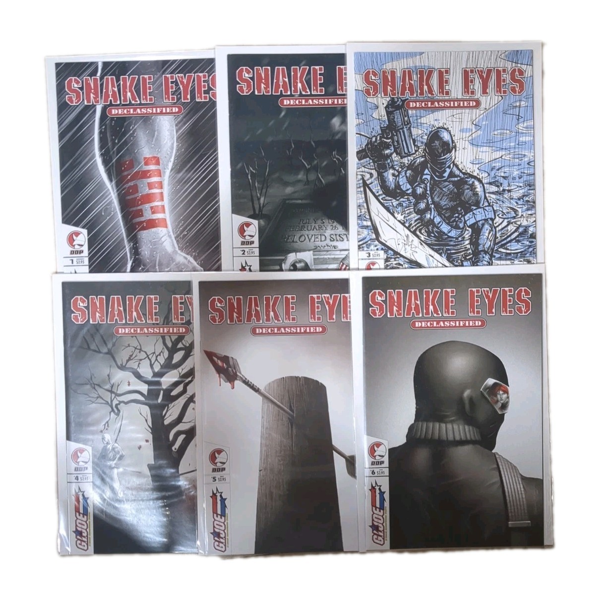 SNAKE EYES DECLASSIFIED 1-6 COMPLETE (DDP 2005) G.I. JOE | SET LOT