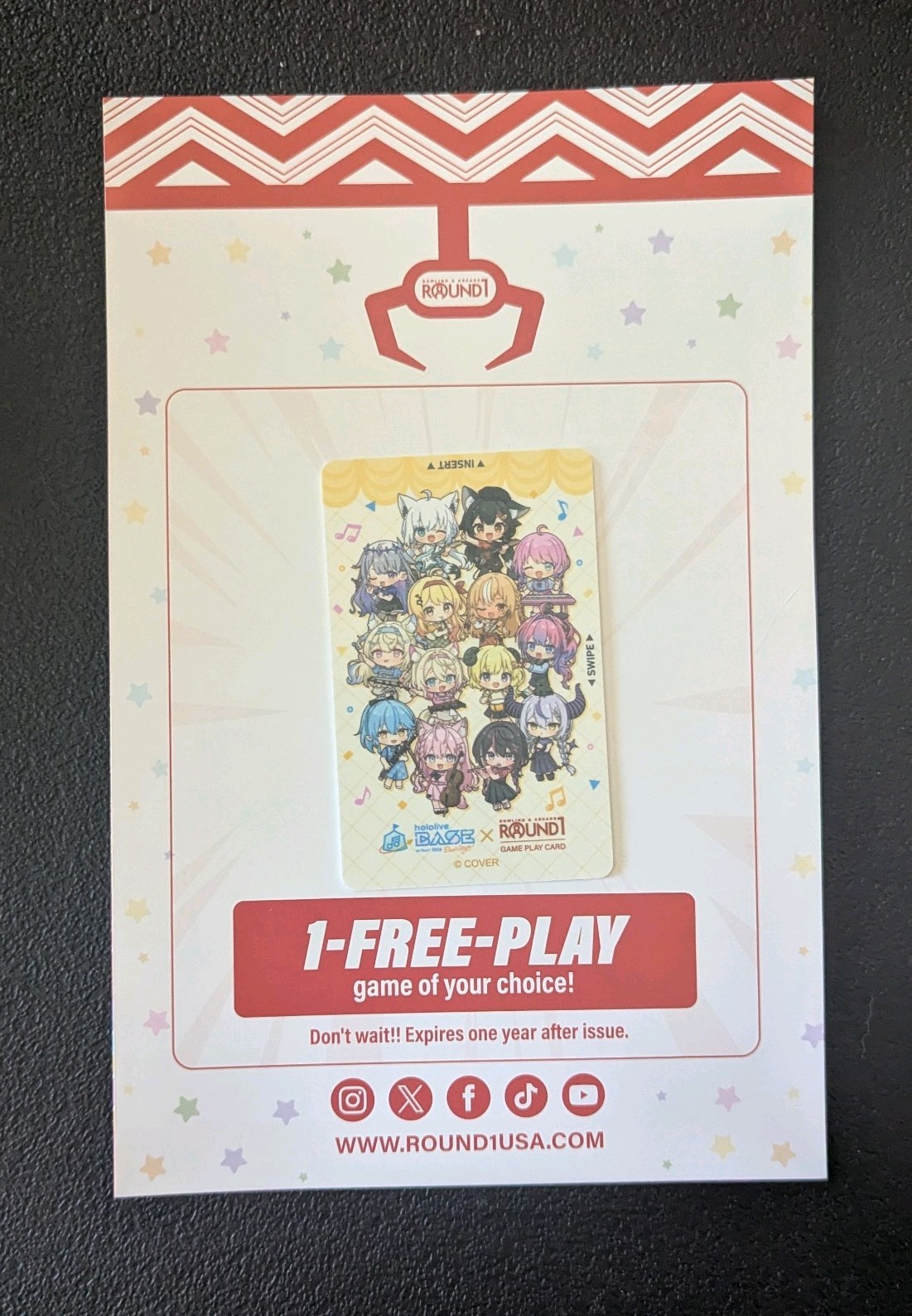 NEW 2026 Anime Expo Limited Round1 Game Play Card Hololive Base Exclusive