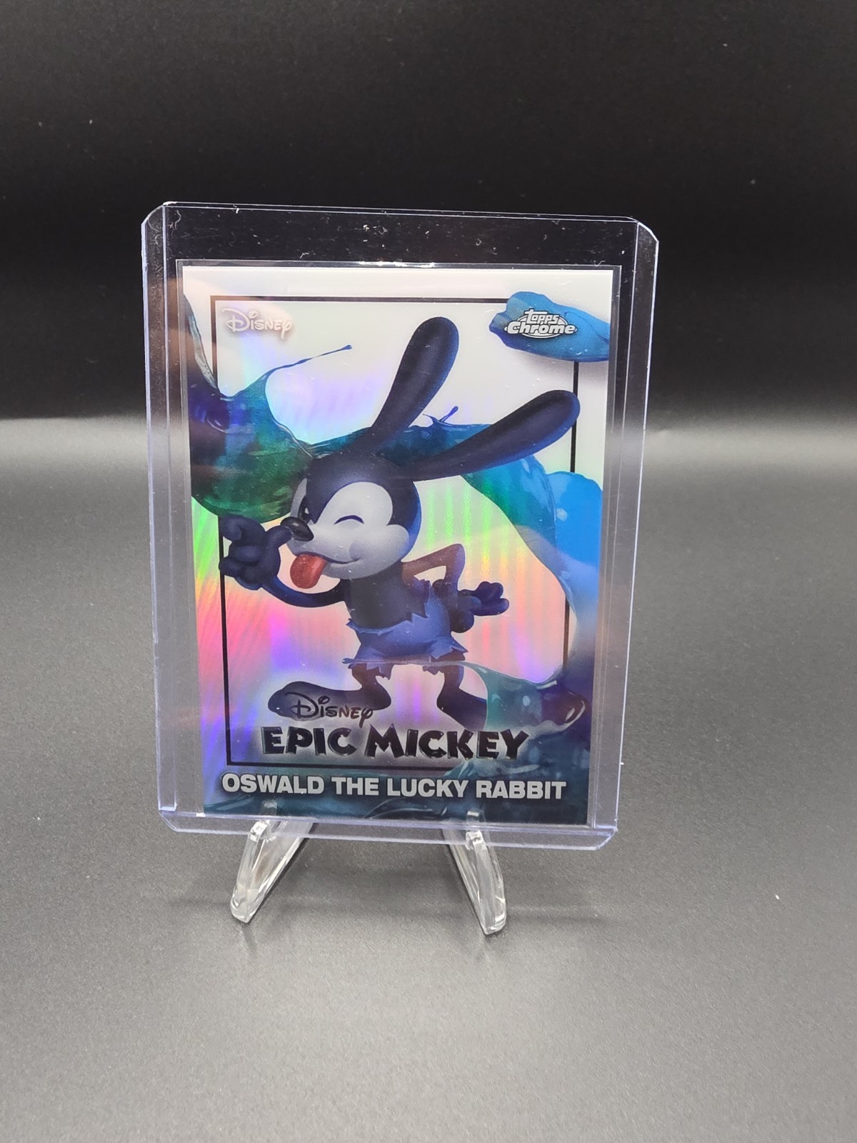 2026 topps disney neon epic mickey oswald the lucky rabbit
