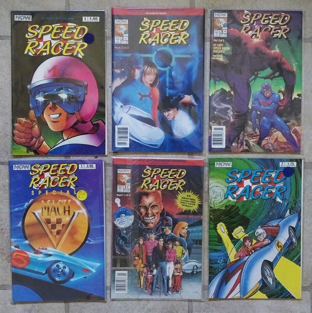 Speed Racer Comic Books Lot Please See Photo for Issue Numbers