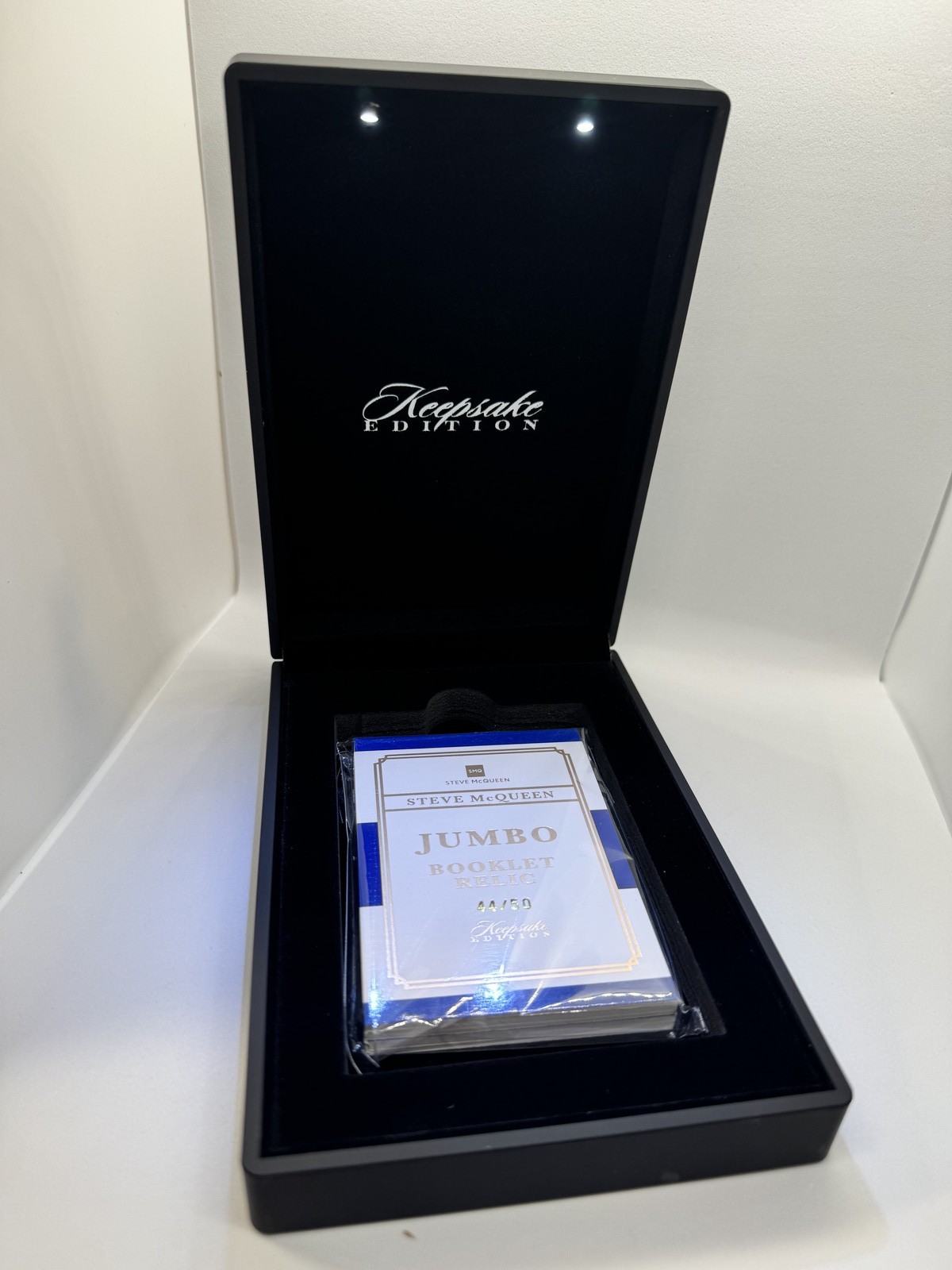 Steve McQueen Keepsake #71 Jumbo Booklet Leather Relic 44/50 LED Box Licensed