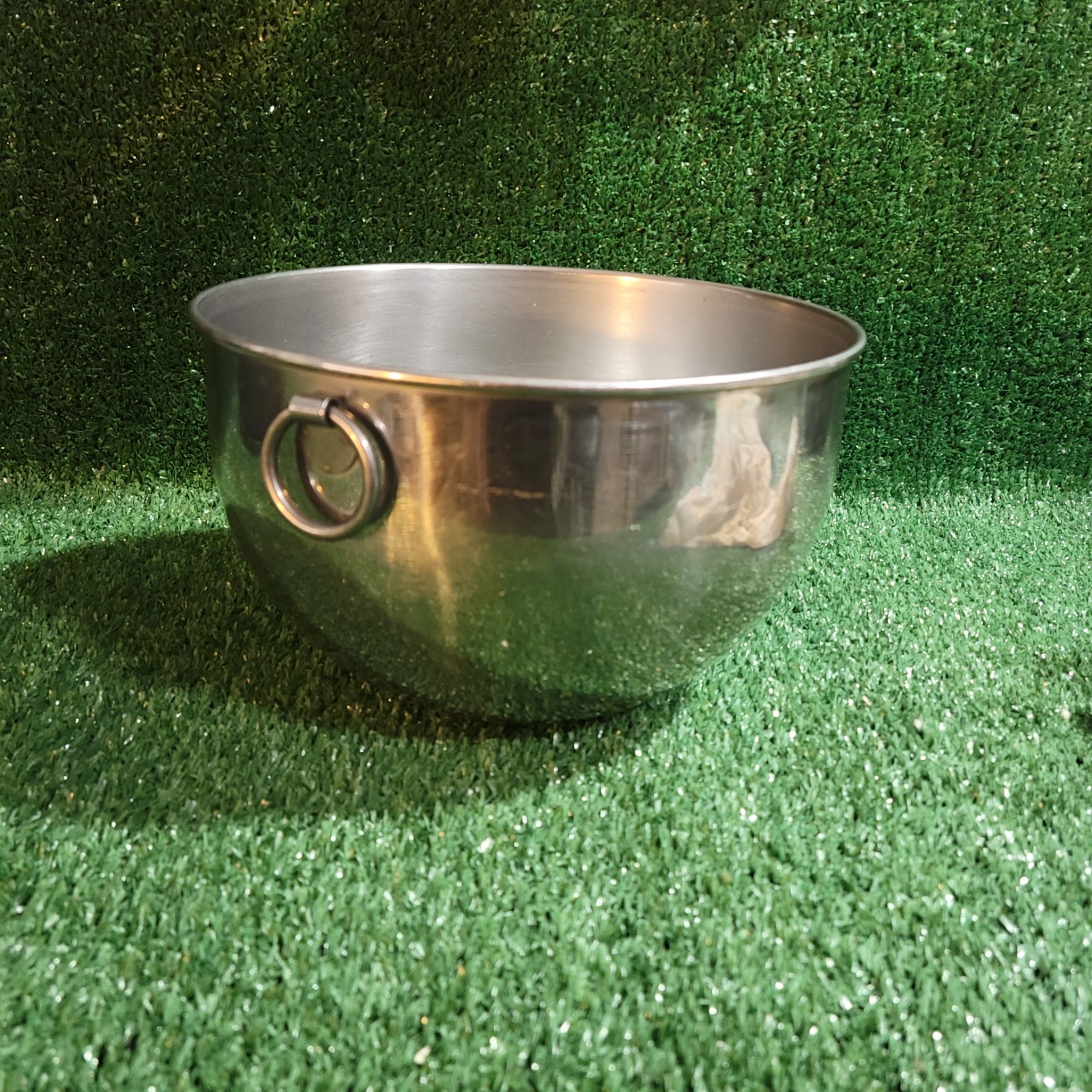 Vintage Pre-1968 Revere Ware Stainless Steel Mixing Bowl O Ring 4 Quart 8.5 in