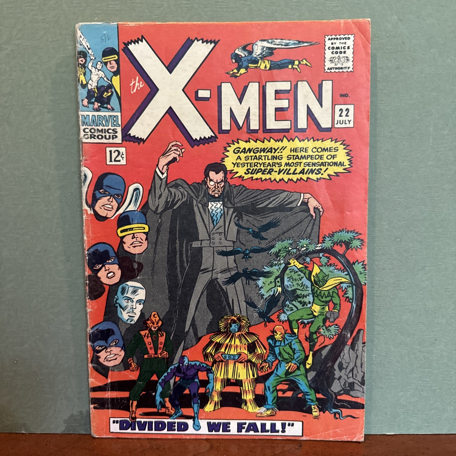 X-MEN #22 (1966) COUNT NEFARIA SCARECROW & UNICORN Apps 4.0
