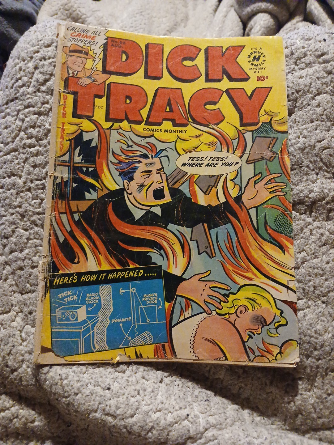 Dick Tracy Comics Monthly #66 Harvey Aug 1953 Chester Gould Joe Simon Cover Art!