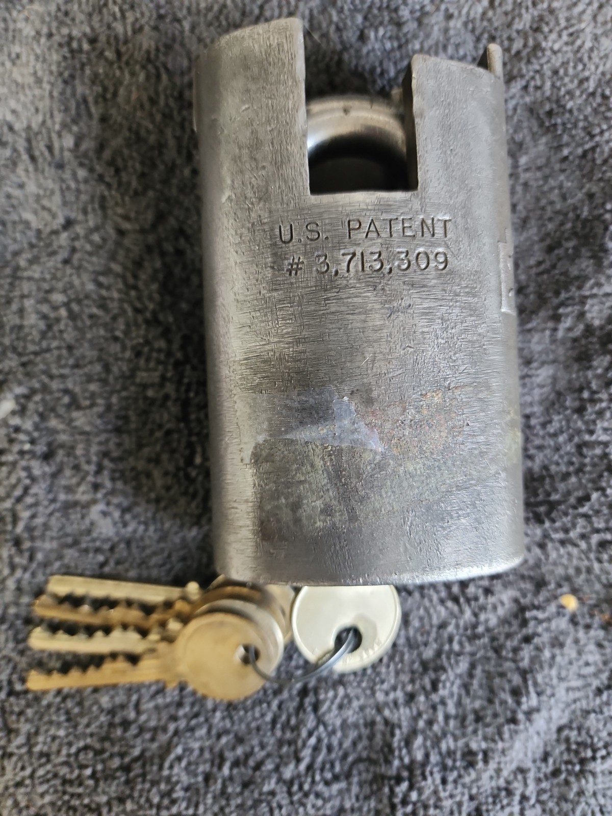 Sargent Greenleaf 831B-M-1 High Security Padlock S&G Military Medeco 5 Keys