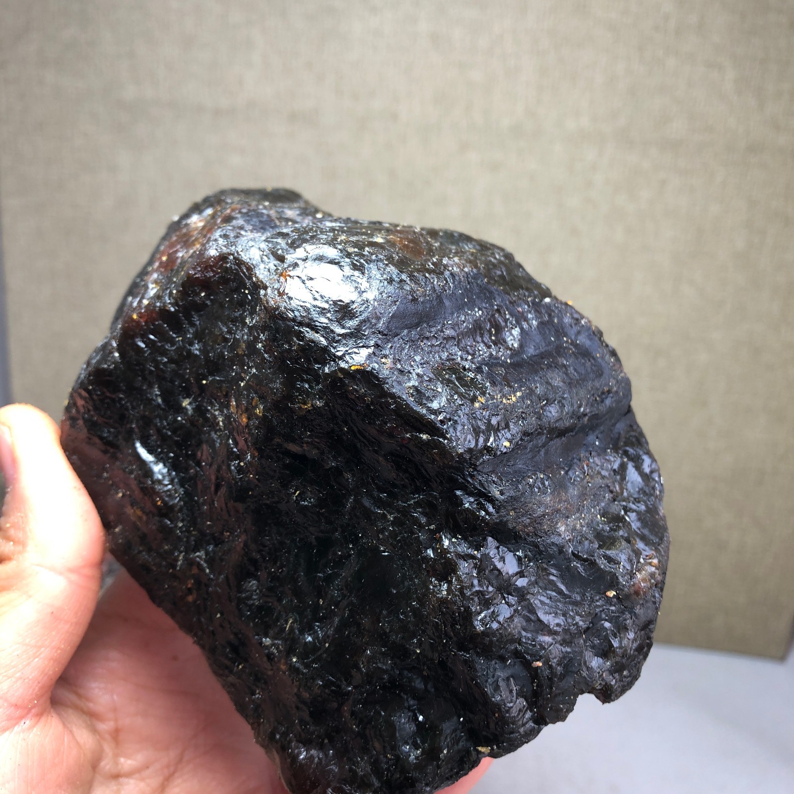 Superlight Natural Original amber rough semitransparent bulk gemstone 383g A3552