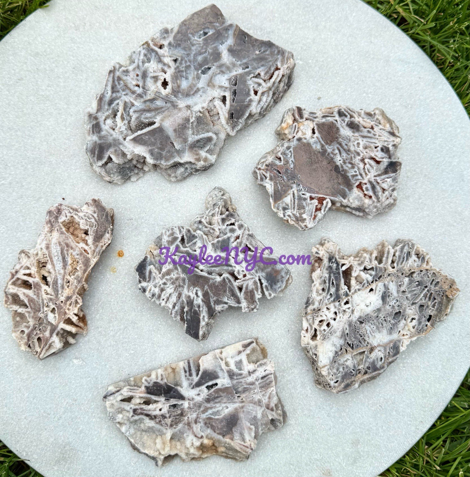 Wholesale Lot 5-8PCs Natural Sphalerite Slabs Crystal 3.8-4lbs