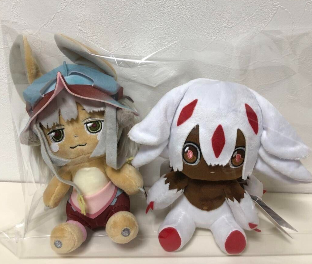 Made in Abyss Nanachi & Fapta Original Plush Doll Set Height 6.3 in Taito Prize