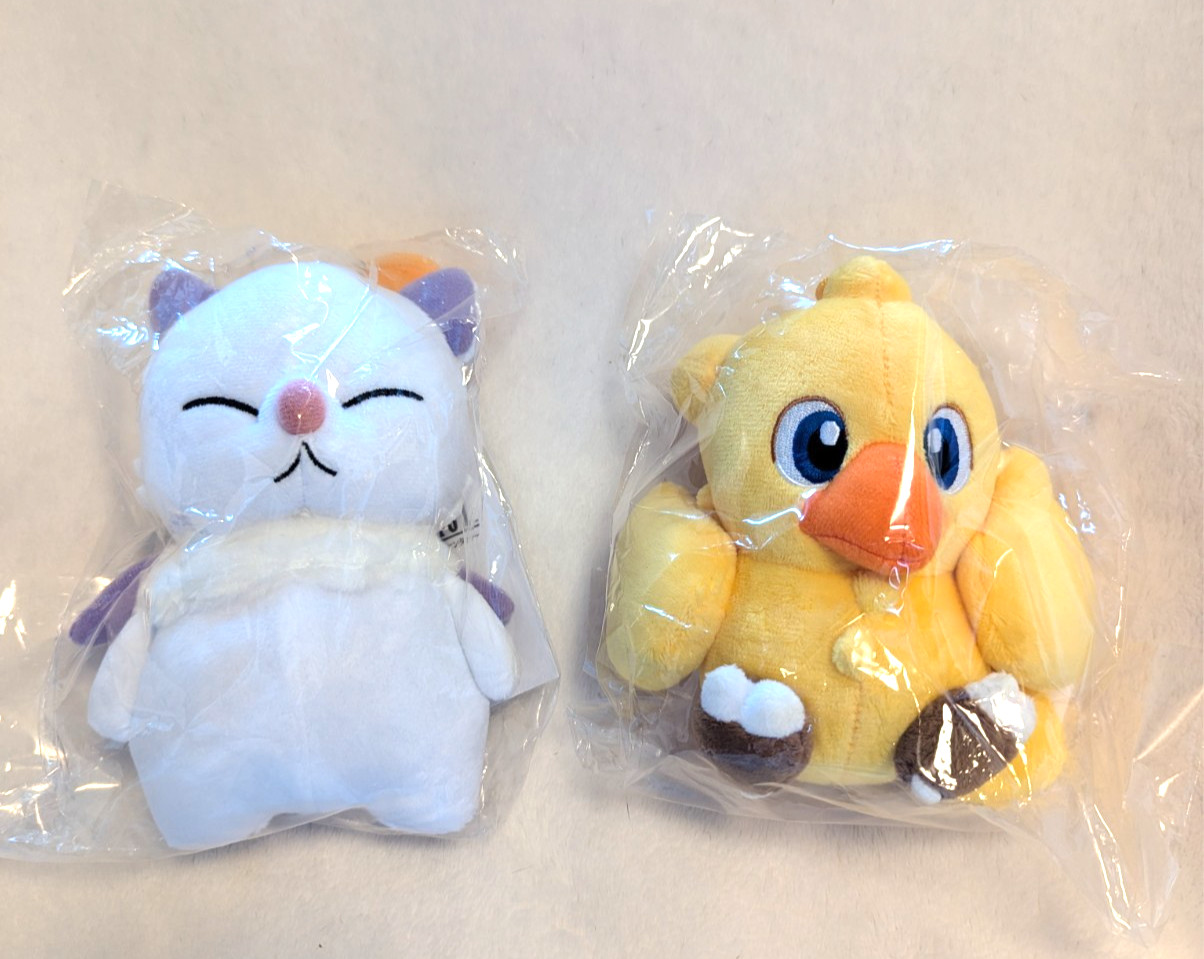 Final Fantasy Chocobo Moogle Plush Eco Bag set of 2 SQUARE ENIX New from Japan