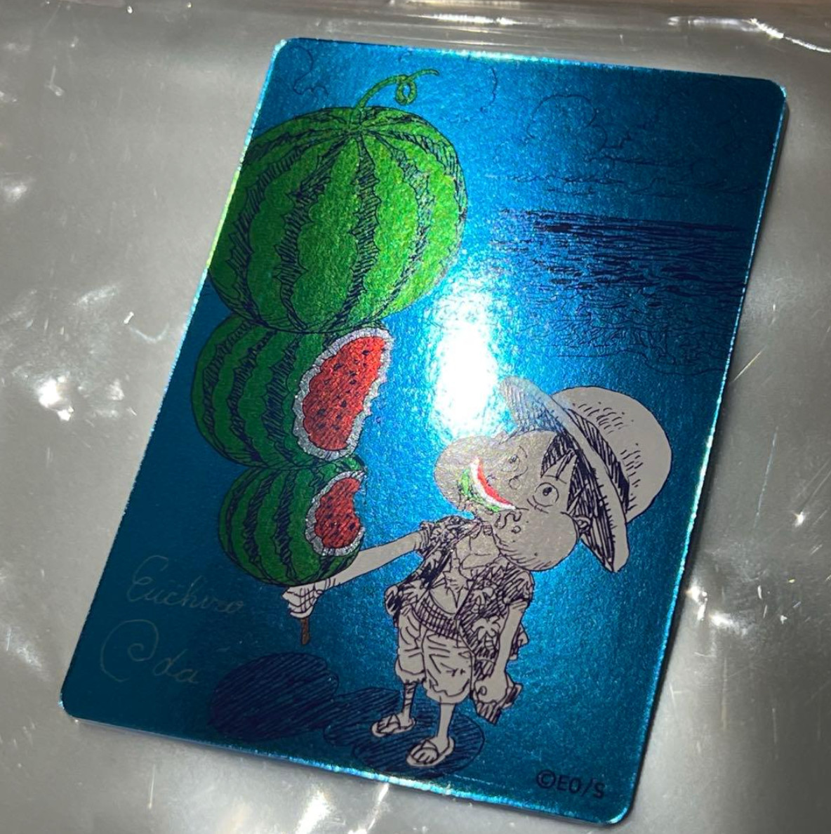 One Piece Luffy MetaKira Promo Card NatsuComi Japan Exclusive Authentic Mint