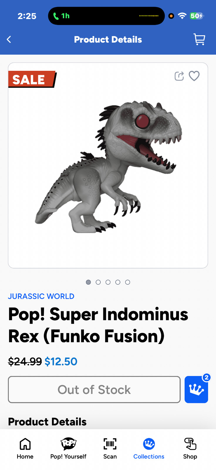 Funko Pop! Vinyl: Indominus Rex – Funko (Exclusive)