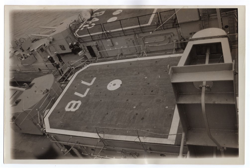 1960-1969 Destroyer DD-778 USS Massey FRAM Landing Pad 6×9 Original Photo #3
