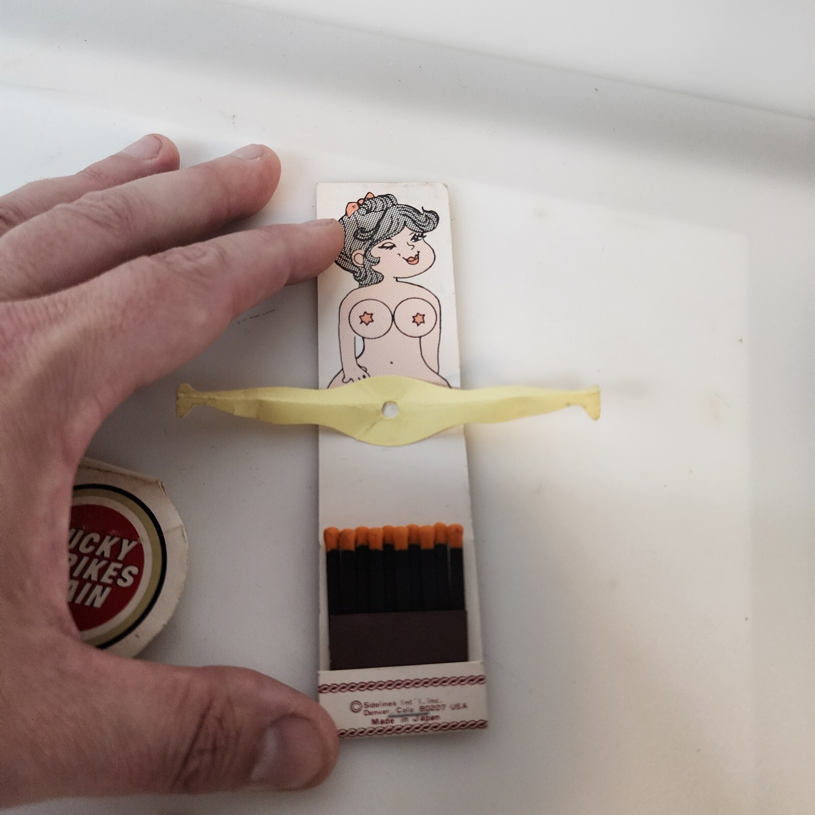 Vintage Sex Gag Gift Matches ‘It Pays to Advertise, Stick it Where it Counts