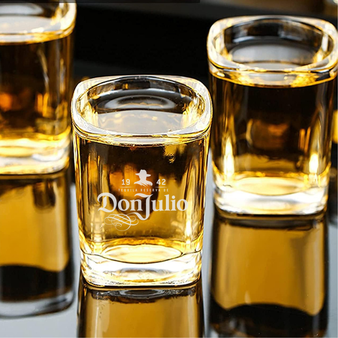 Custom Engraved Don Julio 1942 Tequila Shot Glass – 2.2 oz Capacity NEW
