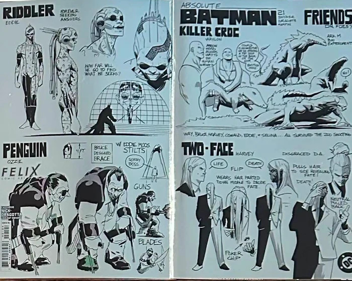 ABSOLUTE BATMAN #21 FELIX COMIC ART NICK DRAGOTTA DESIGN Foil – PRESALE