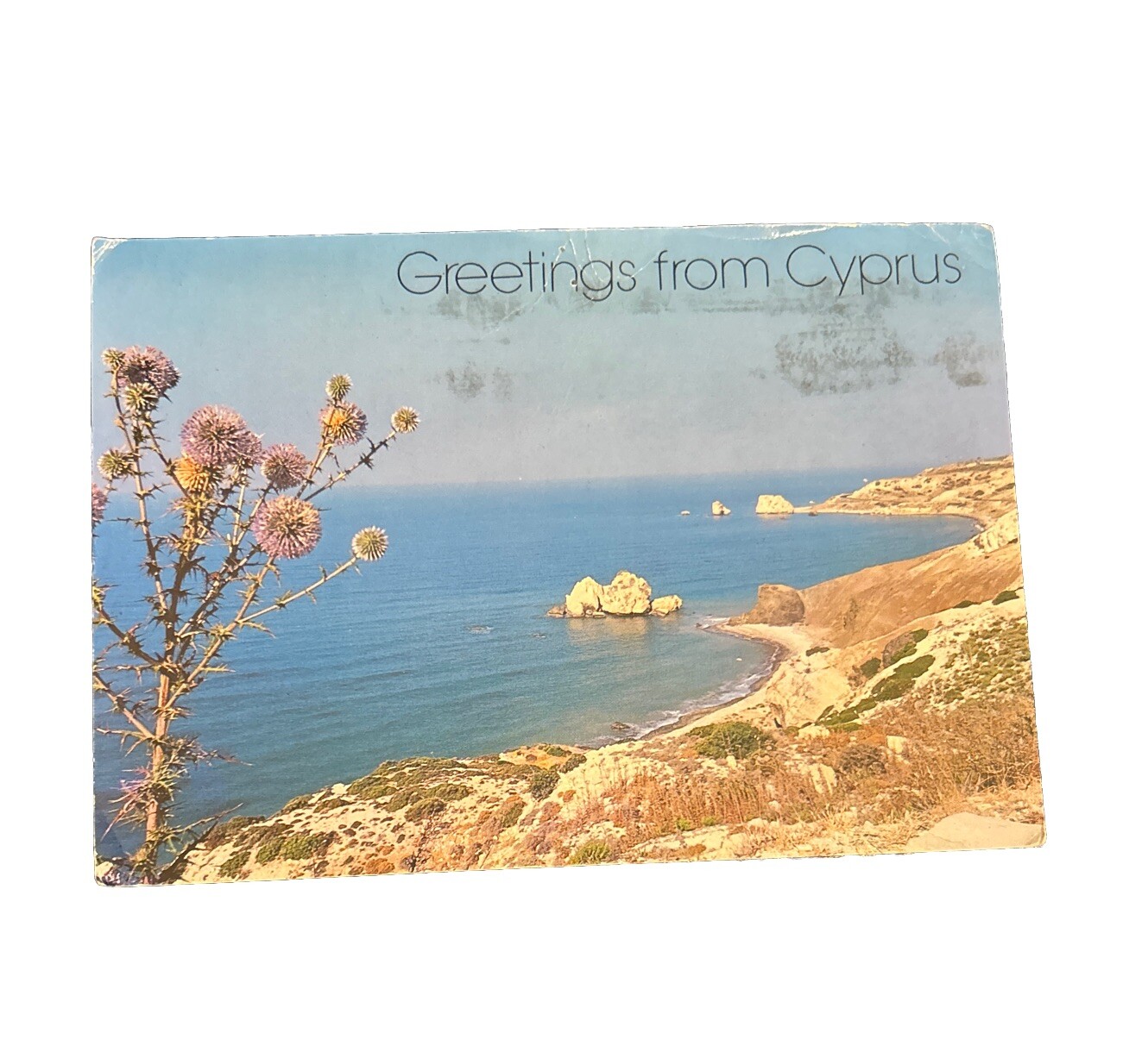 The Birth Place Of Venus- Greetings from Cyprus Postcard- Posted