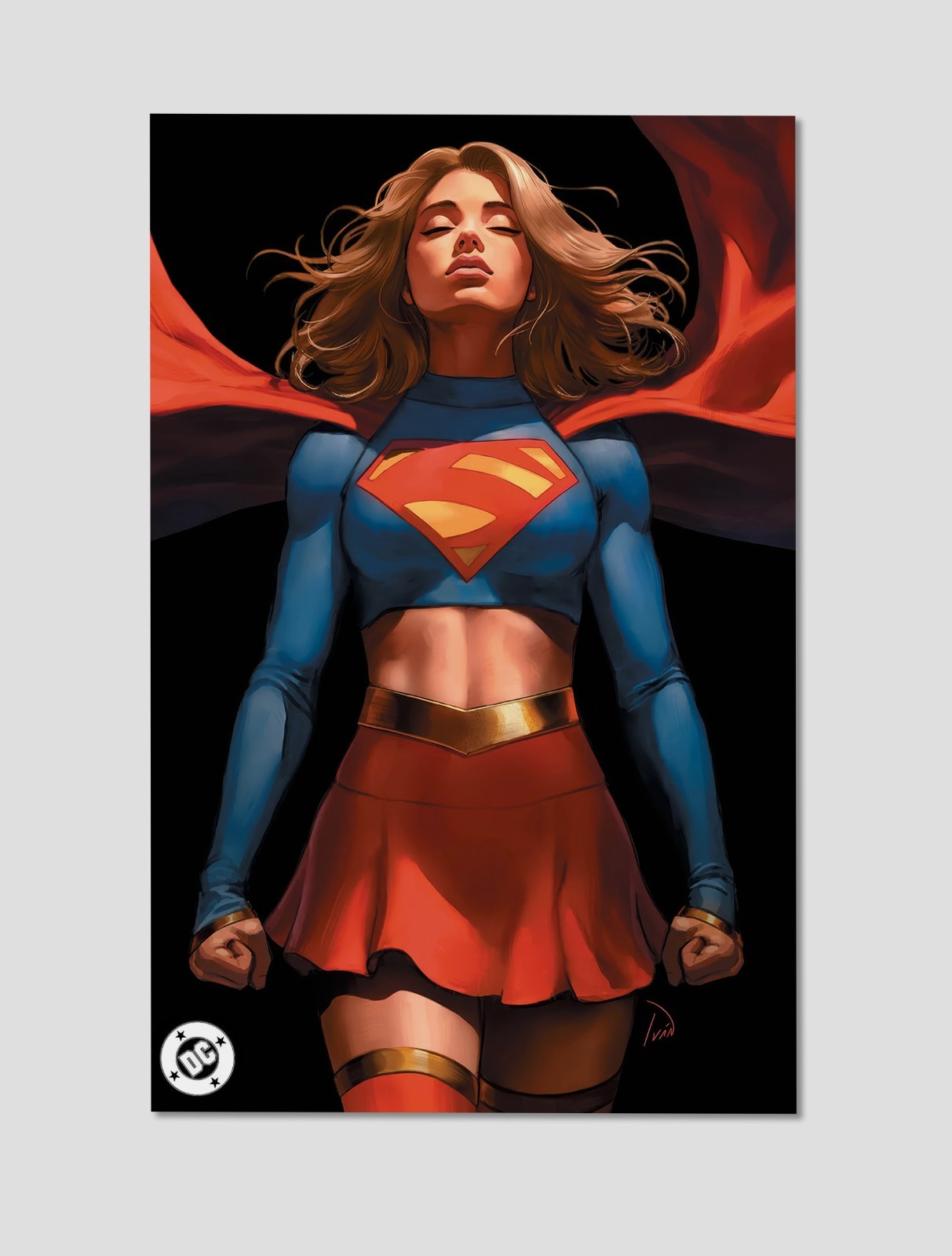 Supergirl DC Comics Premium Giclee Print 11″ x 17″ Superman Universe Wall Art