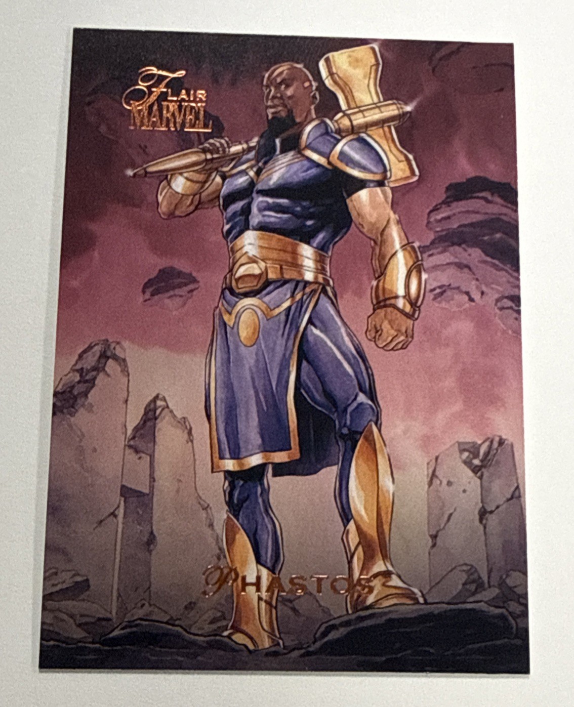 2023 Upper Deck Flair Marvel – Base Set – Phastos #58