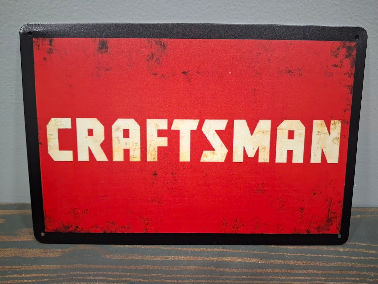CRAFTSMAN 12 x 8 inch Metal Sign