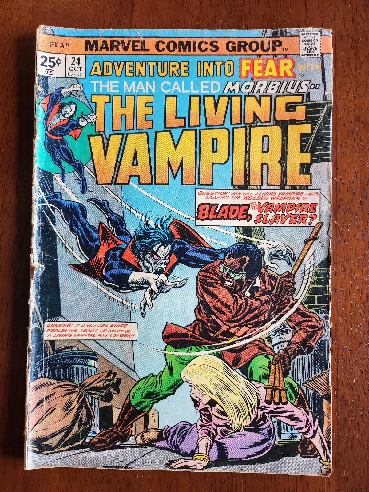Fear #24 (1974 Marvel) Good